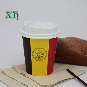 8oz 250ml papieren koffiekopontwerpfabrikanten